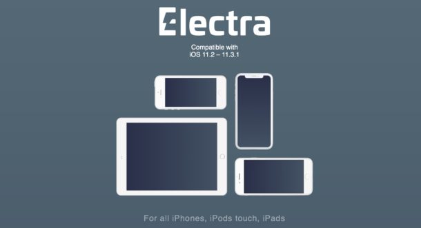 Electra Jailbreak para iOS 11.2 - iOS 11.3.1