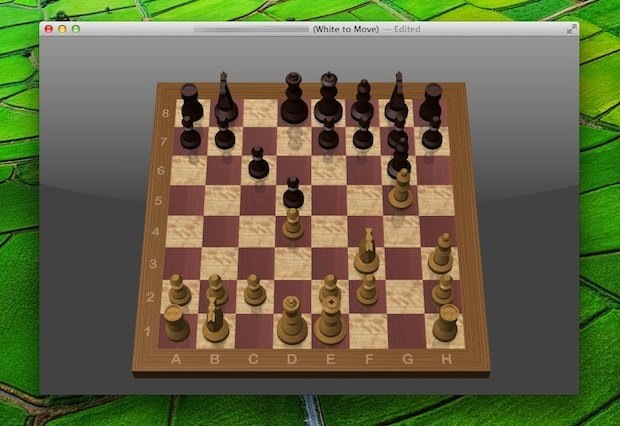 Juega al ajedrez en línea contra amigos u oponentes aleatorios en Mac OS X.