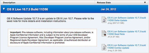 OS X 10.7.3 11D50