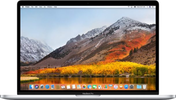 Las actualizaciones de macOS High Sierra están disponibles