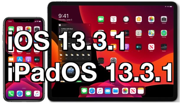 iOS 13.3.1 y iPadOS 13.3.1