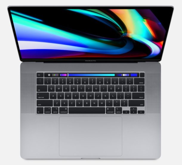 Modelo de MacBook Pro de 16 pulgadas