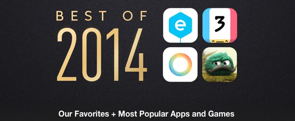 Las mejores aplicaciones y juegos de 2014 de Apple