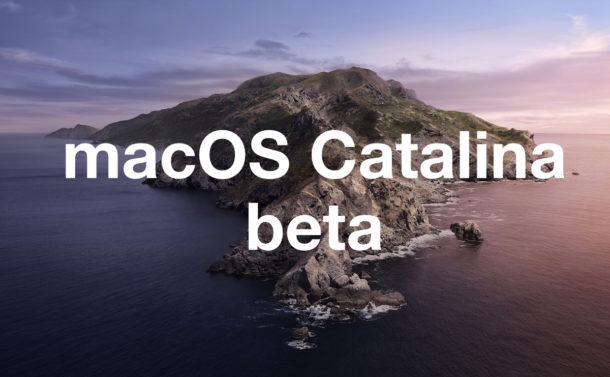 MacOS Catalina beta