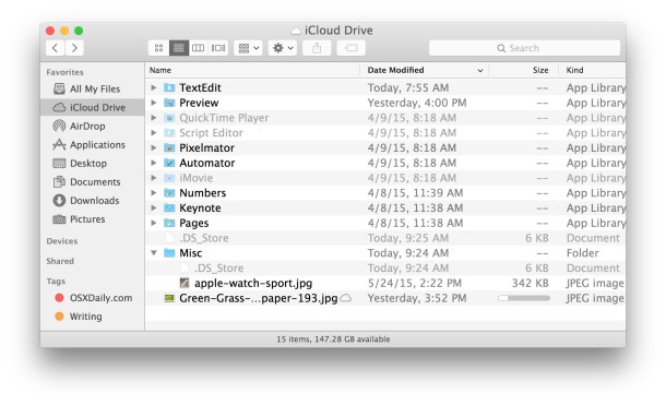 Mueve archivos a iCloud en tu Mac