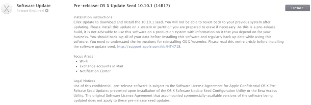 OS X 10.10.1 Semilla 1