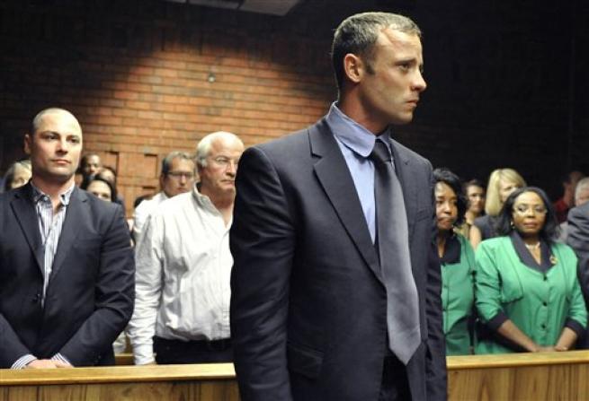 Oscar Pistorius frente al juez