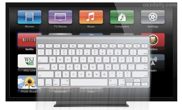 Usa un teclado inalámbrico con Apple TV