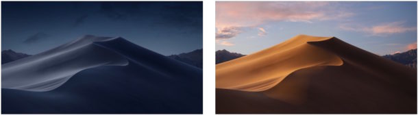 Fondos de pantalla predeterminados de macOS Mojave
