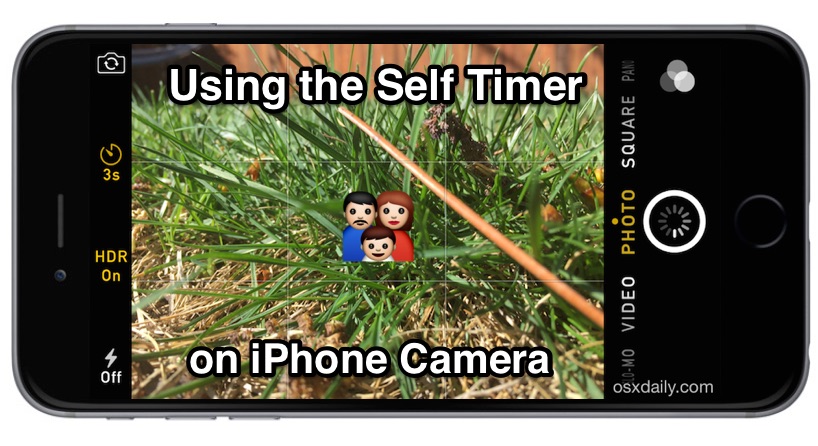 Cómo usar el autodisparador de la cámara en el iPhone 