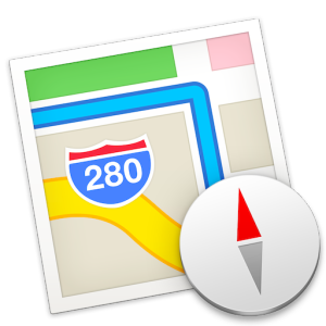 Icono de Maps para Mac OS X
