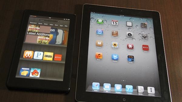 iPad 2 y Kindle Fire