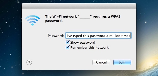 Mac no recordará la corrección de la contraseña de WiFi