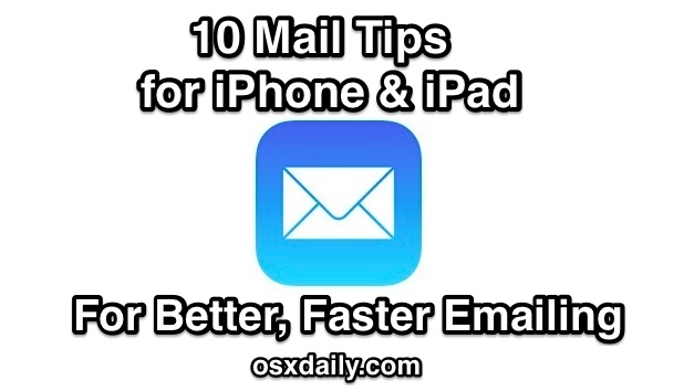 10 consejos de correo electrónico para iOS 