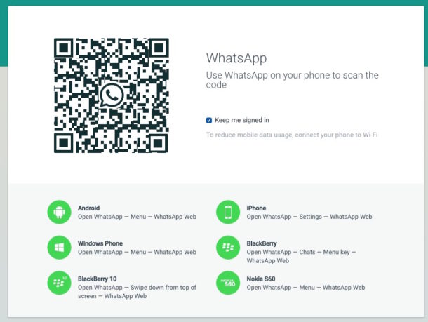 Escáner de código QR de WhatsApp