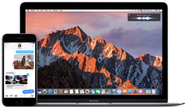 MacOS Sierra y iOS 10