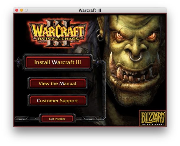 Instala Warcraft 3 en tu Mac