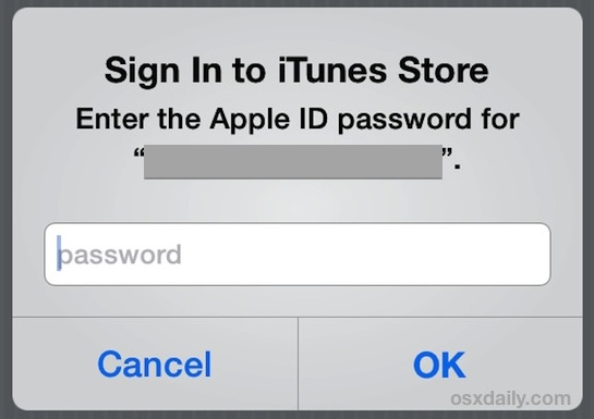 Confirme su ID de Apple con la configuración de iTunes