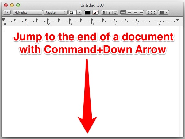 Presione la tecla para finalizar un documento en Mac OS X.
