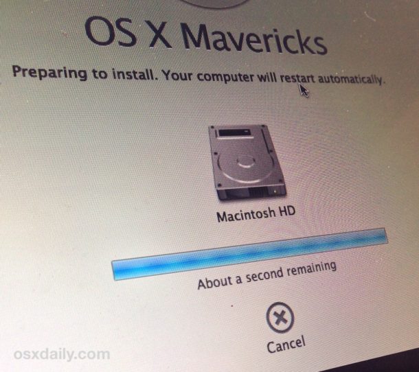 Reinstale Mac OS X en un SSD limpio y recién actualizado