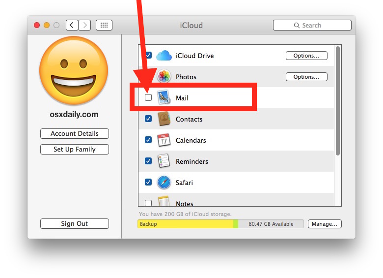 Crea una nueva dirección de correo electrónico de iCloud en tu Mac 