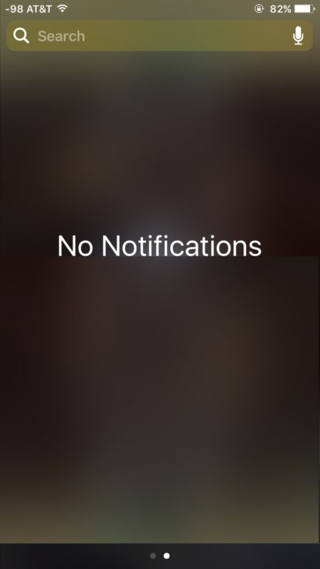 Todas las notificaciones se han eliminado en el iPhone.
