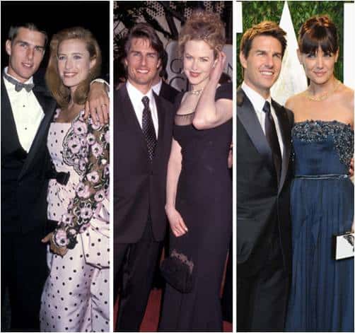 las esposas de Tom Cruise