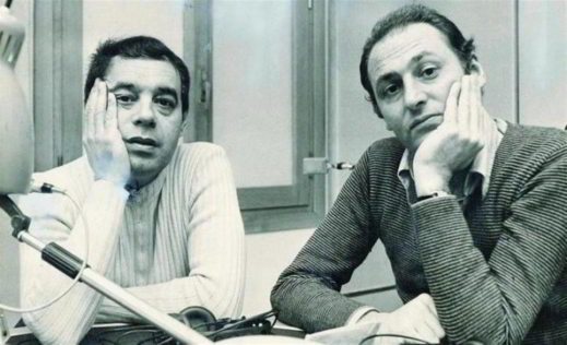 Gianni Boncompagni y Renzo Arbore