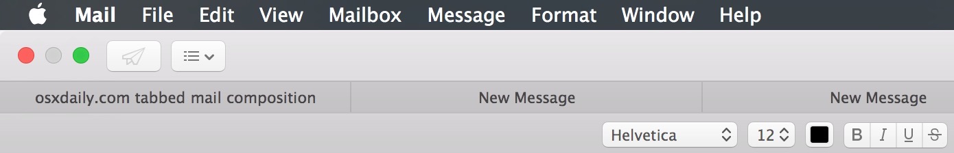 Archivar correos electrónicos en la aplicación Mail de Mac OS X