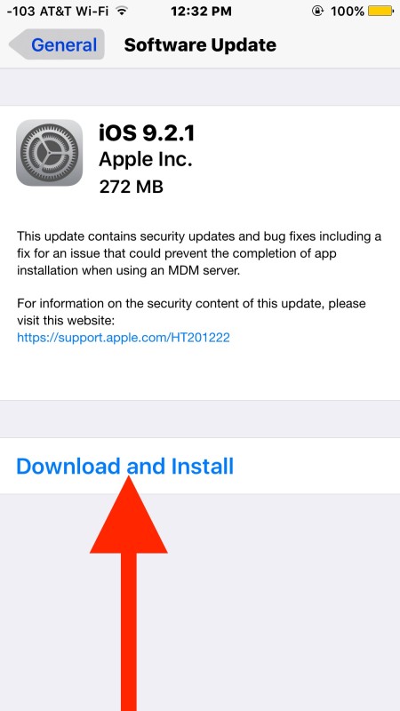 Descargue e instale la última actualización de software de iOS
