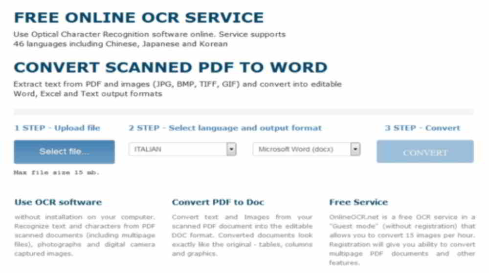 Cómo convertir PDF escaneado a Word