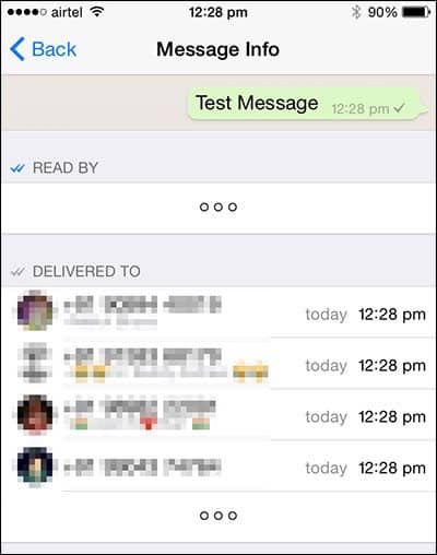 Cómo ver quién está leyendo el mensaje grupal de WhatsApp