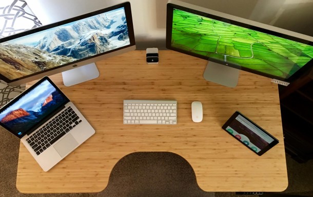 Juego de escritorio ajustable para la Mac del CEO 