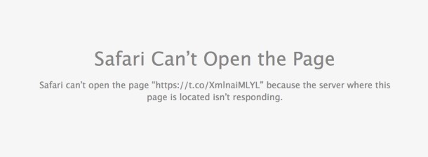 El error de Safari no puede abrir una página desde los enlaces cortos de t.co, soluciones alternativas para abrir enlaces de todos modos