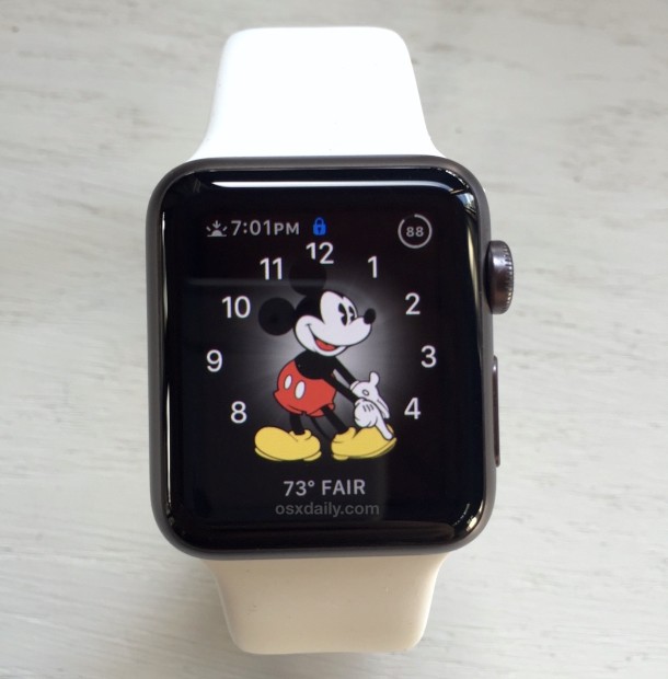 Apple Watch de Mickey Mouse