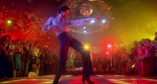 John Travolta en la discoteca