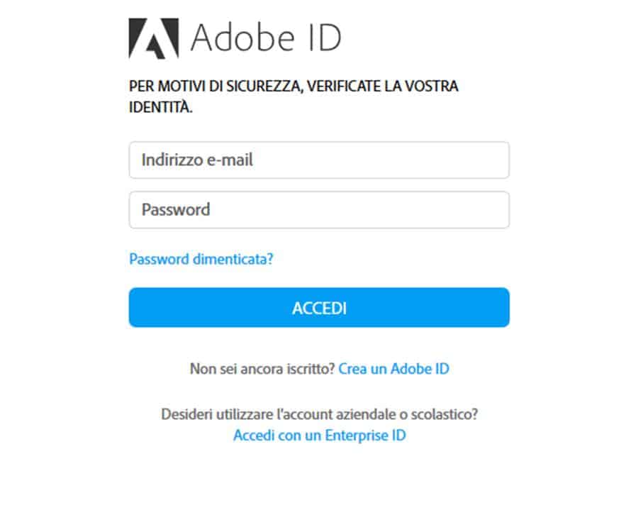 Crea tu ID de Adobe