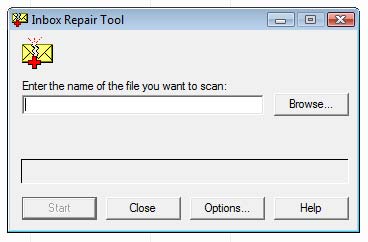 mantenimiento de la bandeja de entrada de scanpst.exe