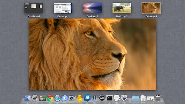Establecer diferentes fondos de escritorio en OS X Lion