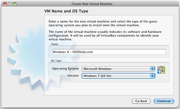 configurar Windows 8 en VirtualBox
