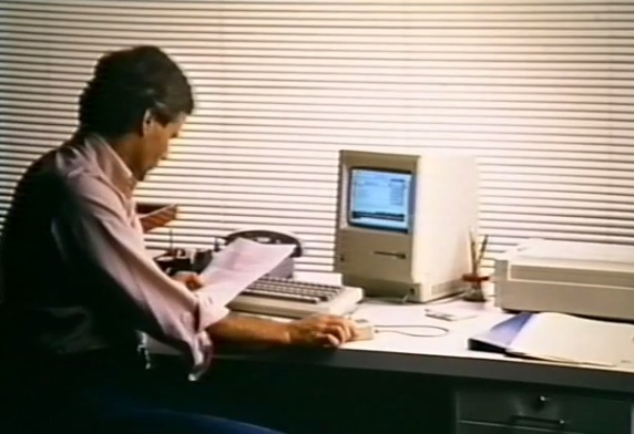 Video de manzana con queso corporativo de 1984