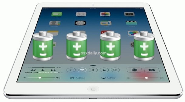 Prolonga la vida útil de la batería del iPad Air