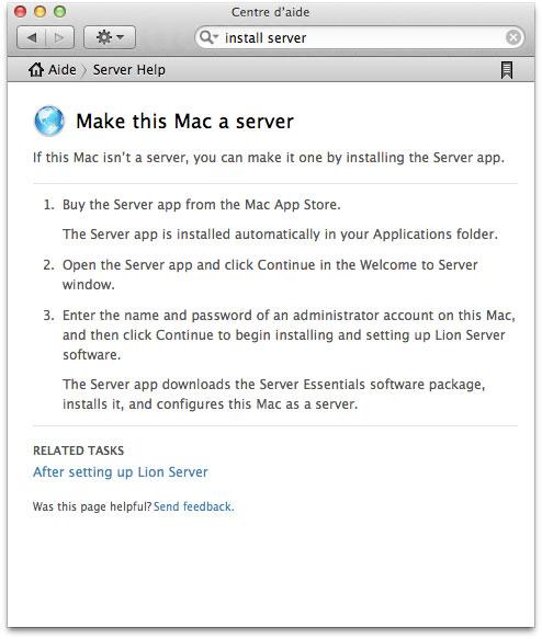Lion server descargable desde la App Store