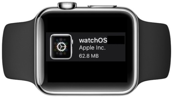 Actualización de Apple Watch WatchOS