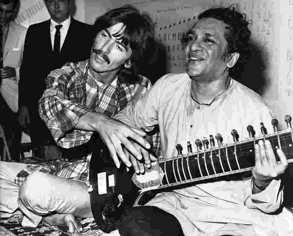 Ravi Shankar y George Harrison