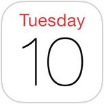 Icono de calendario en iOS 7