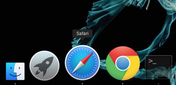 Icono de Dock en Mac OS X.
