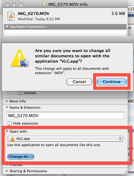 cambiar la asociación de archivos mac
