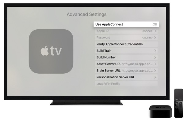 Configuración avanzada de Apple TV en tvOS
