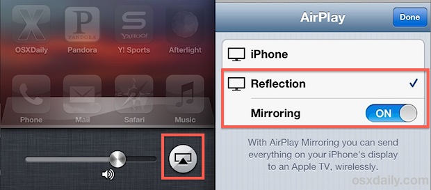 Usar AirPlay para exportar videos desde una pantalla de iOS a una computadora para grabar la pantalla